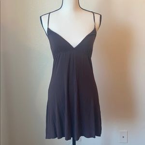 Brown tank dress mini